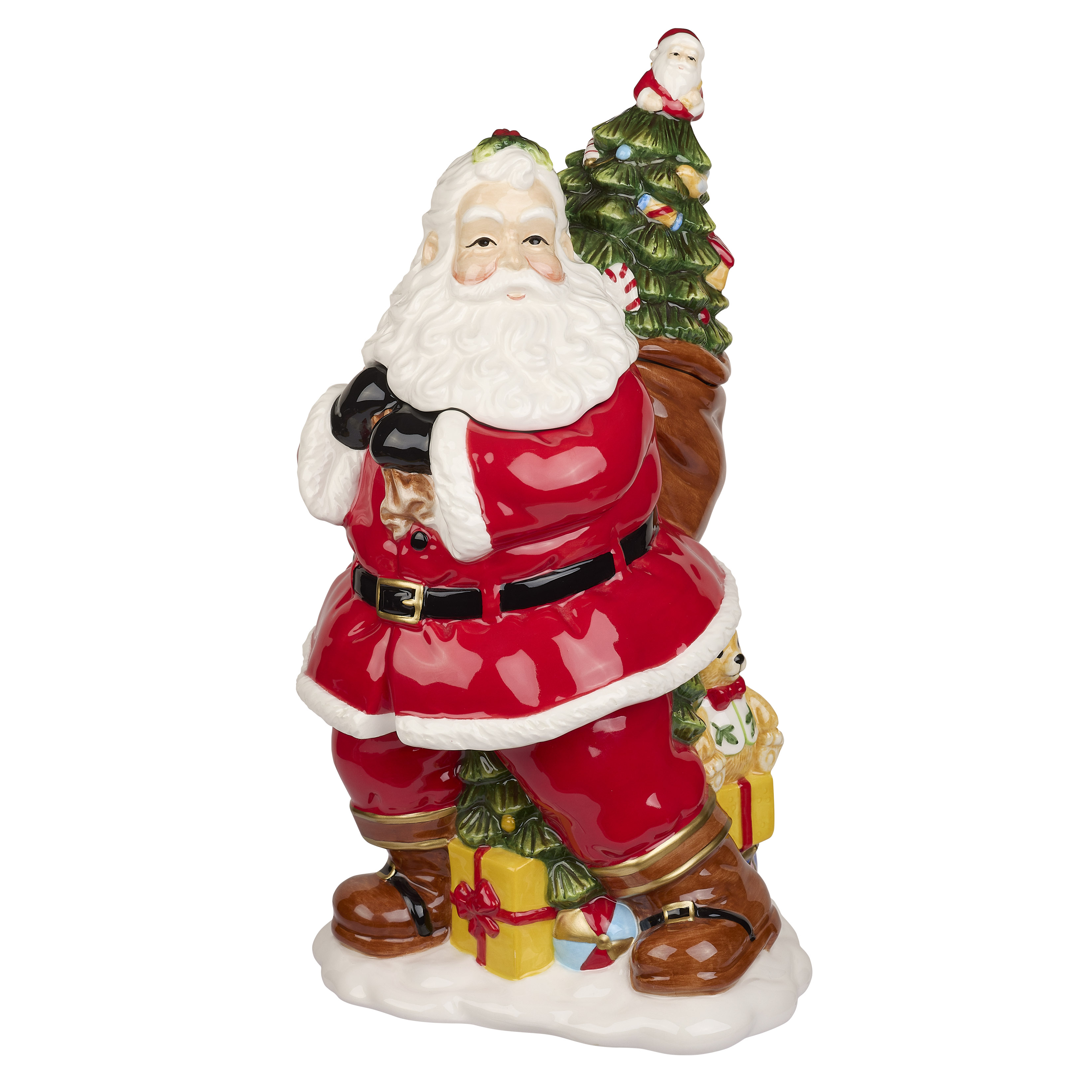 Christmas Tree Santa Cookie Jar image number null